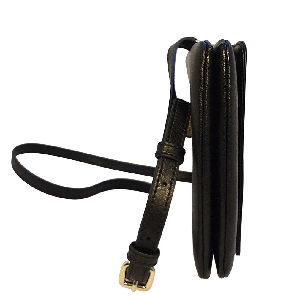 Kate Spade New York Greene Street Karlee Black‎ Leather Crossbody Bag Small Flap